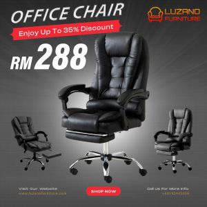 Executive High Back Chair /Office Chair With Foot Rest and Electric Vibration