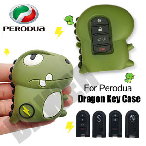 Cute Dragon Car Key Case for Perodua MYVI BEZZA AXIA SE ARUZ ALZA ATIVA Malaysia National Brand Accessories Lady Gift
