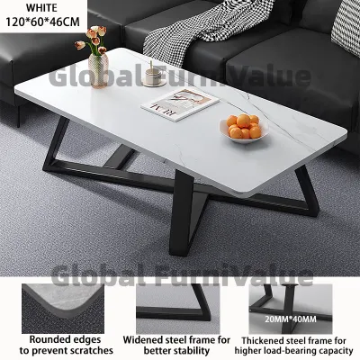 Global Table Coffee Table Light Luxury Coffee Table Living Room Center Table Large Sized Coffee Tables (100/120/140cm)