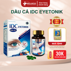 [CHÍNH HÃNG] -  Dầu cá dầu cá omega 3 IDC EYETONIK dầu cá bổ sung vitamin cho mắt khỏe hộp 30 viên