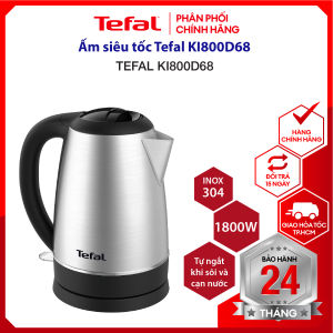 |HỎA TỐC 2H| Ấm đun nước siêu tốc bình siêu tốc Tefal KI800D68 -1.7L - công suất 1800W - bảo hành 2 năm