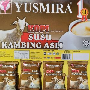 Susu Kambing Asli | YUSMIRA Goat Milk Coffee & Cocoa | Herbal Coffee Slimming Energy Healthy Drink