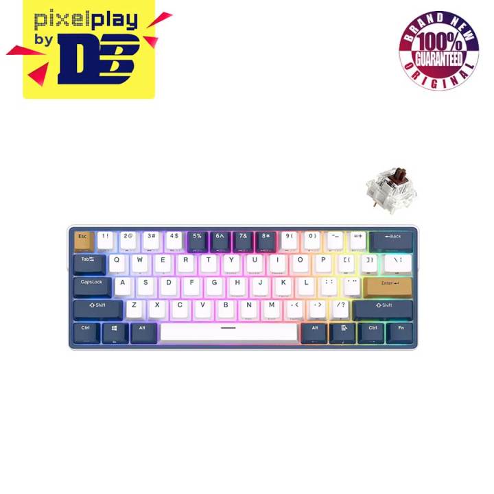Royal Kludge RK61 Plus Tri-Mode RGB 61-Keys Hot-Swappable Mechanical ...