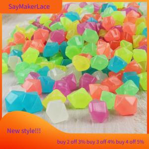 READY STOCK✨ 50PCS Outdoor Luminous Stones Glow In Dark Garden Pebbles Fish Tank Decoration