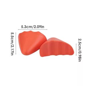 SRIEI 1Pair Pu Foam Toe Plug Insert - Half Size PadFilled Insole For High Heels