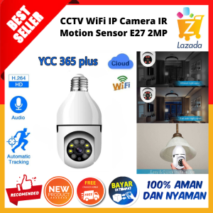 BISA COD - CCTV WiFi IP Camera IR Motion Sensor E27 2MP Kamera Pengintai Bohlam 5G Keamanan Rumah