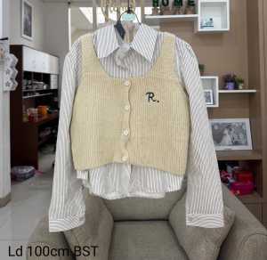 KEMEJA PLUS ROMPI  R IMPORT BST