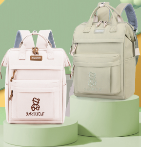 กระเป๋าเป้สะพายหลังกันน้ำมัลติฟังก์ชั่นความจุขนาดใหญ่ กระเป๋าคุณแม่เมื่อออกไปข้างนอก