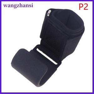 wangzhansi สายรัดข้อมือสำหรับออกกำลังกายสีดำตะขอเหล็กแข็งแรงปรับได้สายรัดยกน้ำหนักสำหรับฝึกออกกำลังกายในยิม