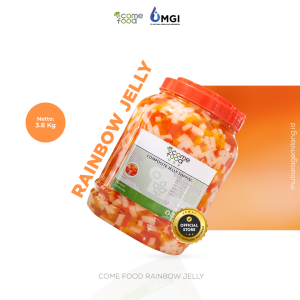 Comefood Rainbow Jelly Topping Minuman Jeli Pelangi 3.8 Kg - mutiaragemilangid