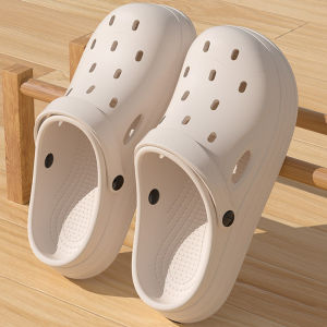 Free Shipping WomenS Summer Thick-Soled Non-Slip Outdoor Slippers With Soft Soles Odor-Resistant And Featuring A Closed-Toe Design MenS Nurse-Style EVA Clogs