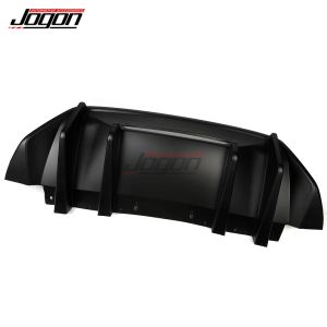 OnlyF U For Ford Mustang S650 GT EcoBoost 2024 2025 ABS Plastic Exterior Rear Bumper Diffuser Reinforcement Splitter Molding Cover Trim 3T7R1