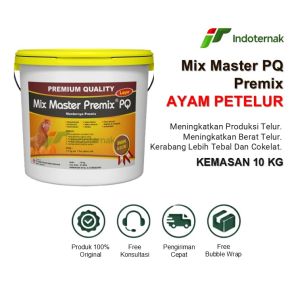 MIX MASTER PREMIX LAYER PQ 10 KG - Suplemen Pakan Untuk Ayam Petelur KEMASAN 10 KG