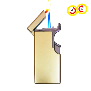 Dual Flame Lighter 2 in 1 Lighter Windproof Normal Flame Metal Body Pemetik Api Dua Api 网红双火创意打火机