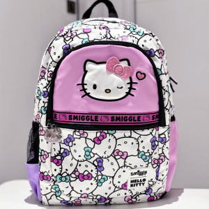 [READY STOCK] [ORIGINAL] Smiggle bag hellokity Backpack Minecraft Marvel   6-12 school bag Purple backpack