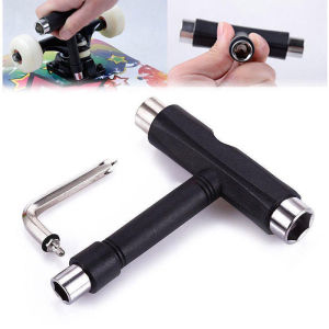 T Tools Skateboard Alat Perakitan Obeng Alat Skateboard Perbaikan Kunci Alat Perbaikan Skateboard T Tools