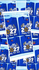 HELLO 2027 HAPPY NEW YEAR T-shirt for Men and Women Aesthetic minimalist Statement shirt
