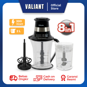Miyako Food Chopper 8in1 CH 208 MA / Penggiling Daging Serbaguna CH208MA / CH 208MA – 2 Liter