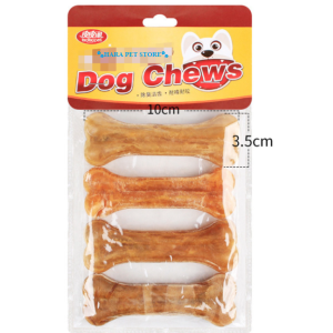 Xương gặm sạch răng cho Chó bằng da bò ép nhiệt (mẫu mới) - Hara Pet Store