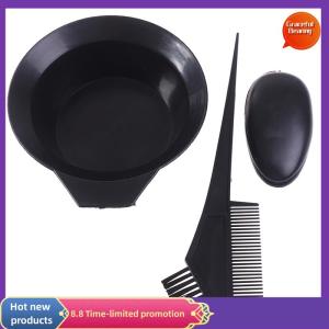 Graceful 8Pcs Hair Color Dye Bowl Comb Brushes gloves hat Tool Kit Dye Bowl Comb Brush