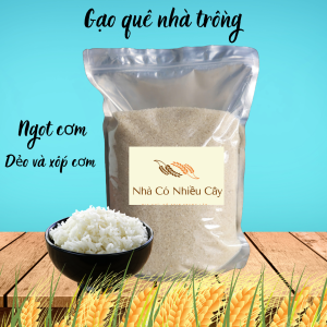 Gạo sạch dẻo thơm quê nhà trồng 5kg