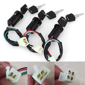 dncnf Universal 4 Pin wire ignition key switch for 50cc 70cc 90cc 110cc 125cc ATV Kart Quad Bike TAOTAO Sunl Roketa Kazuma K6R8Z