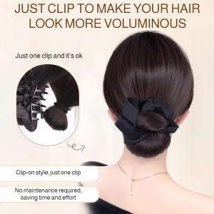 Natural Pill Wig Hairpin Visual Hair Volume Fuller Head Shape Enhance Temperament Fits Snugly On The Head Pursuing Fashionable Hairstyles Easy To Use Pill Hair Wig Hair Band