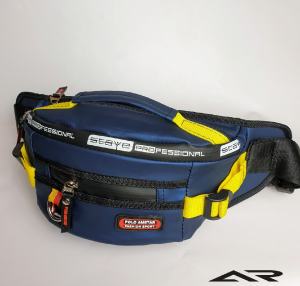 Tas Selempang Pria Anti Air Waistbag Waterproof POLO AMSTAR Sporty Model Terbaru