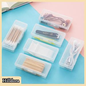 [Hilldora] กล่องยาแบบพกพาสำหรับเดินทางกล่องใส่สำลีกล่องใส่เครื่องประดับไหมขัดฟันกันฝุ่นกล่องเครื่องประดับ
