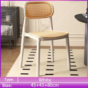 Rattan chair armchair simple outdoor chair cafe chair sand chair