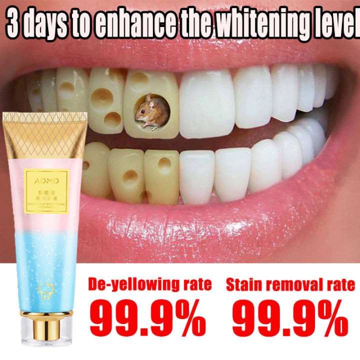 Admd Nicotinamide Whitening Toothpaste Home Teeth Whitening 烟酰胺美白牙膏 