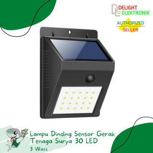Lampu Dinding Sensor Gerak Tenaga Surya LED 3W Watt Waterproof Taman