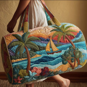 3D New Hawaiian Series Travel Bag with Print Fashionable Printed Womens Yoga Bag Handbag