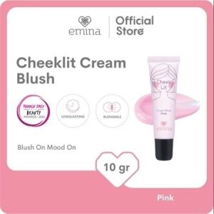 Emina Cheek Lit Cream Blush 10 mL Blush On Cream Tahan Lama Cream Blush On Perona Wajah Pigmented