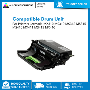 AOS Compatible  Lexmark Drum Unit for Printers Lexmark  MX310 MS310 MS312 MS315 MS410 MX411 MS415 MX410 MX510 MX511 Lexmark MS510/ MX310 410- 50F0Z00 Black Imaging Unit