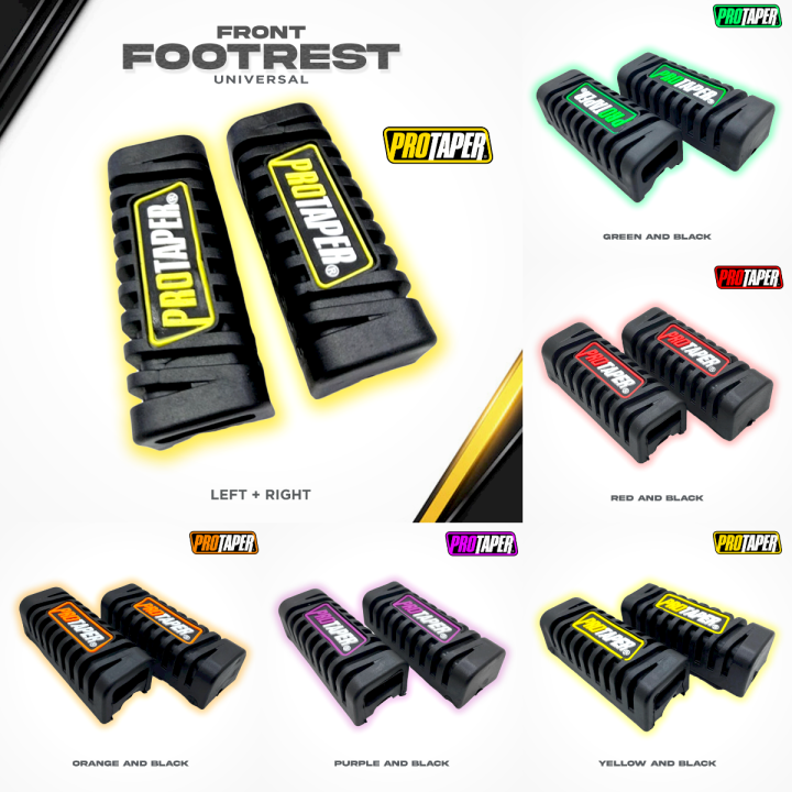 Rusi Kraken 110 Motorcycle PROTAPER Front Footrest Universal Rubber 1