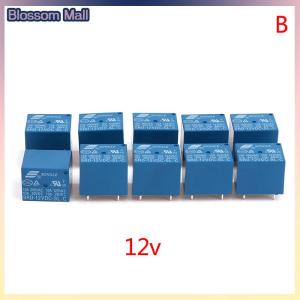 [Blossom] 10pcs Relays DC 5V 12V 24V SRD - 250VAC 10A 5PIN Power Relays