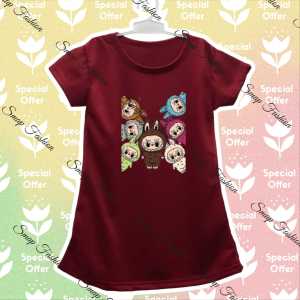 Dater Anak Perempuan Motif LABU MONSTER 3 UMUR 1-7 TAHUN