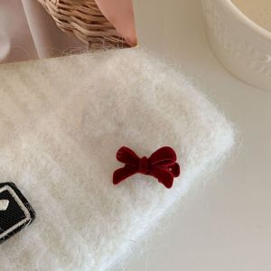 ZYJC Women Bow  Headwear Bow Velvet Hairpin Hair Styling Tools Sweet  Hair Accessories Duckbill Clip Fashion Mini Hairpins