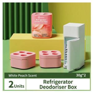 Compact Refrigerator Deodorizer Activated Carbon Freezer Purification Deodorization Sterilization Preservation Box 2 Pc