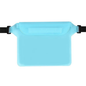 Waterproof Waist Pouch Bag PVC Three-Layer Sealed Mobile Phone Storage Pocket with Adjustable Belt Water Parks Swimming Diving Dry Bag | JUSTGO OUTDOOR
