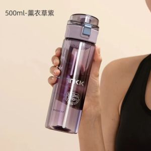(SG Seller) TKK Tritan Water Bottle 500ml Sports Water Bottle BPA Free Fashion Outdoor Travel Cup Fitness Water Bottle #1001-SP06