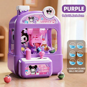 Mini Claw Machine Arcade Toy Capsule Catcher Tabletop Battery Operated Joystick Skill Game With 6 Balls Home Play