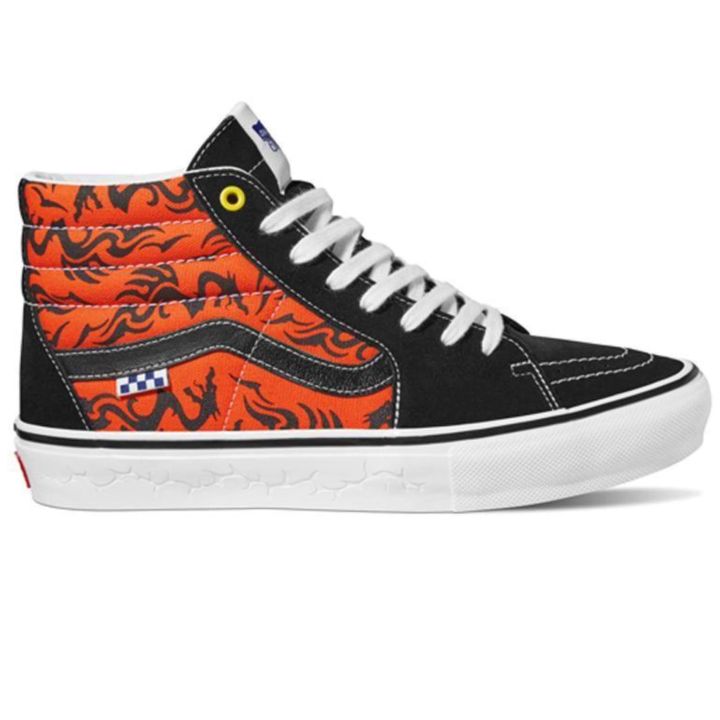 High Top Dragon Flame Vans Vans Sk8 Vans Dragon VANS Kids