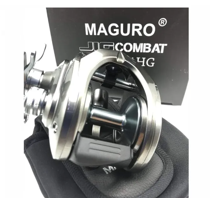 New 2024 MAGURO JIG COMBAT 401HG LEFT Low Profile Baitcast Jigging