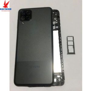 Bộ vỏ điện thoại Sam//Sung A12 zin đủ màu kèm khe sim