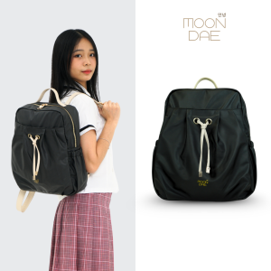 MOON DAE Yonhi Tas Ransel Wanita Korea Waterproof Anti Air Backpack Laptop 14 Inch Kuliah Kerja MND
