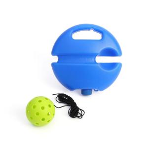 Pickleballs Trainer with 40 Holes Pickleballs Ball Pickleball Rebounder Indoor Outdoor Pickleballs Training Tool