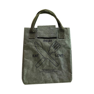 Lunch Insulation Bag Large Capacity DuPont Paper Takeaway Handheld Bento Bag Office Worker Aluminum Foil Lunch Insulation Bag [ Free Shipping ]