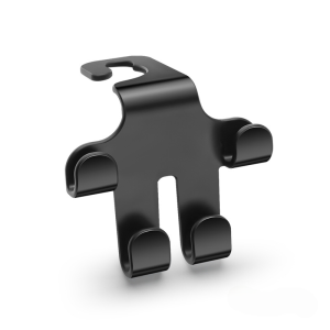 Car Multifunctional Seatback Hook Cell Phone Holder Headrest Hook Carbon Fiber Car Organizer for Bag Pouch Clothes Hanging Hooks